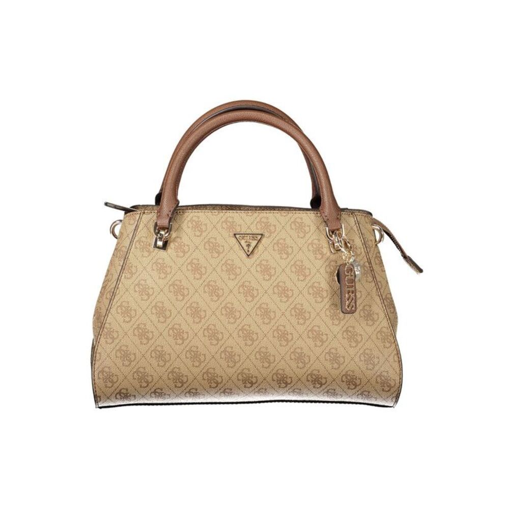 Guess Jeans Beige Polyurethane Women Women's Handbag